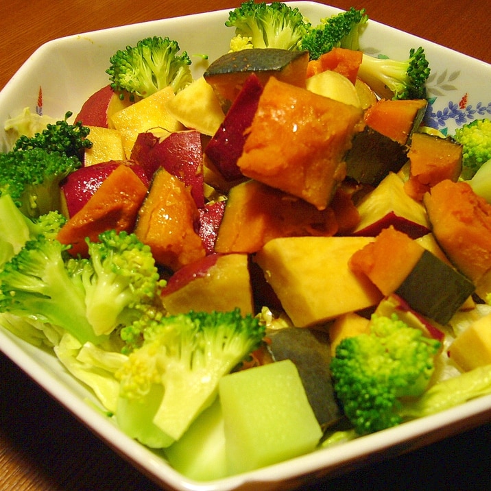 温野菜のサラダ かぼちゃ さつまいも ブロッコリー レシピ 作り方 By えだまめ大好き 楽天レシピ 温野菜のサラダ かぼちゃ さつまいも ブロッコリー レシピ 作り方 By えだまめ大好き 楽天レシピ